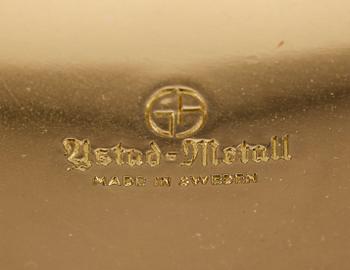 LJUSSTAKAR, 1 par, mässing, Ystad-Metall, 1900-talets andra hälft.