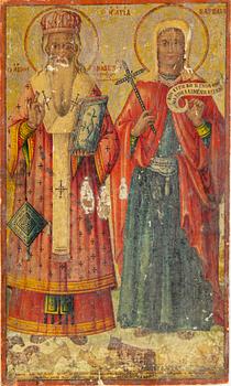 A Greek icon, 19th Century.