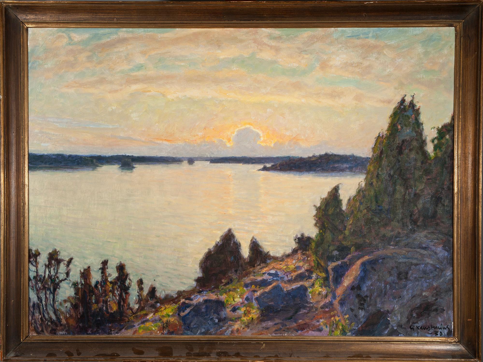 GOTTFRID KALLSTENIUS, olja på duk, signerad och daterad -30.