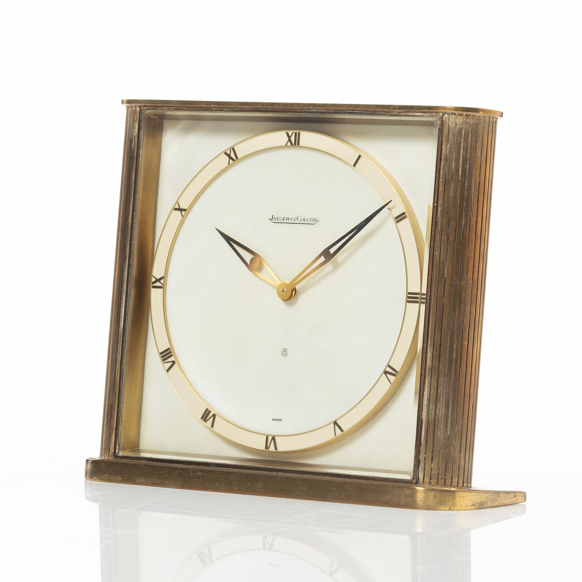 Jaeger-LeCoultre, table clock, "8". Second half of the 20th century.