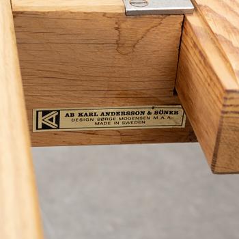 Børge Mogensen, an 'Öresund' dining table and six chairs, second half of the 20th Century.