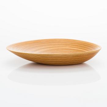 Tapio Wirkkala, A plywood dish signed TW.