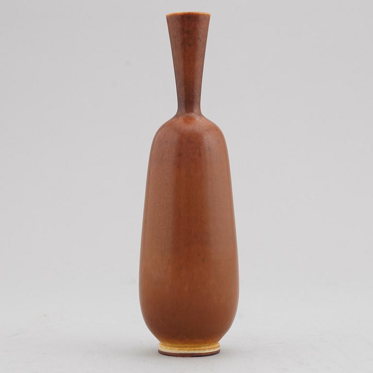 BERNDT FRIBERG, a stoneware vase, Gustavsberg studio, Sweden 1964.