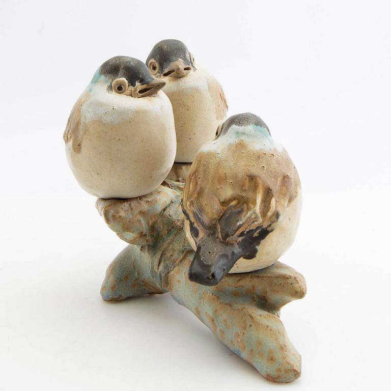 Gunnar Hansson, figuriner 3 st Fåglar.