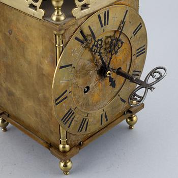 A lantern clock from Gustav Becker, later part of the 19th Century.