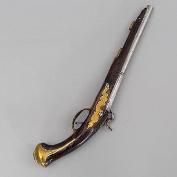 A 19th century pistol,