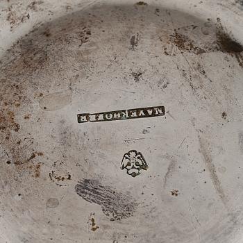 Vin/champagne-kylare, ett par, nysilver, Meyerhoff, Wien, Österike, 1800-tal.