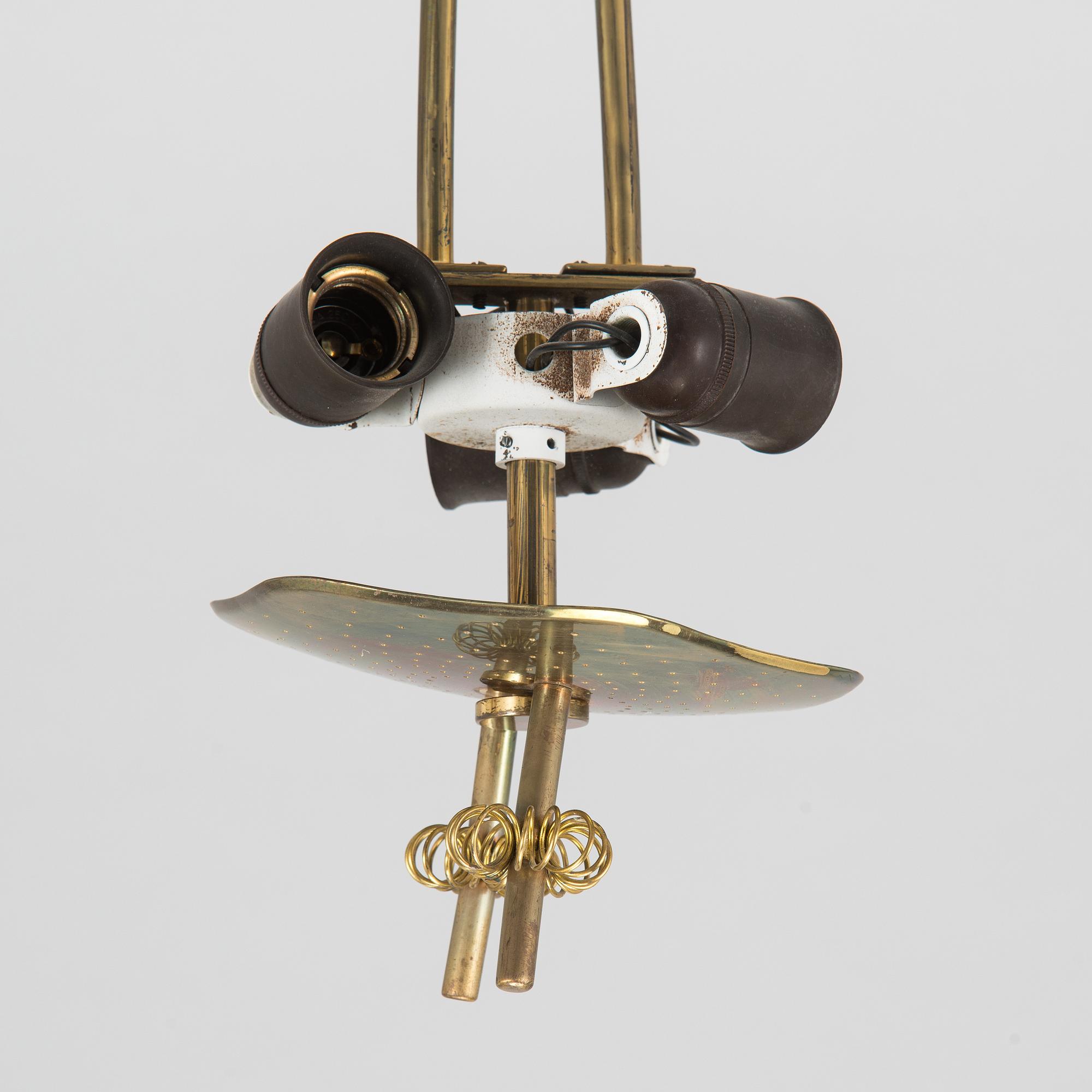 Paavo Tynell, Chandelier, for Taito. Made to order 1950.