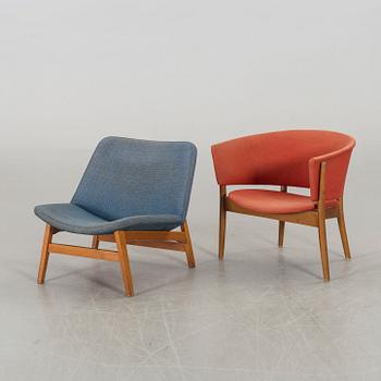 FÅTÖLJER, 2 st, möbel-IKEA, bl a "Rondell", Erik Wörtz.