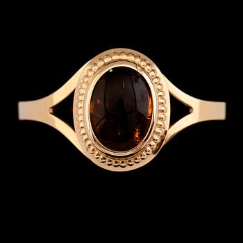 RINGAR, 5 st, 18 k guld, med olika stenar. Total vikt ca 9 gram.