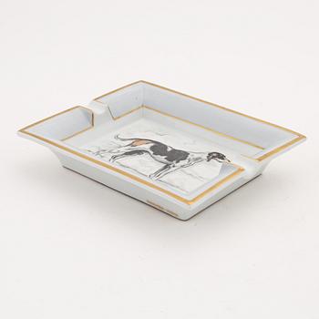 Hermès, askfat, porslin.