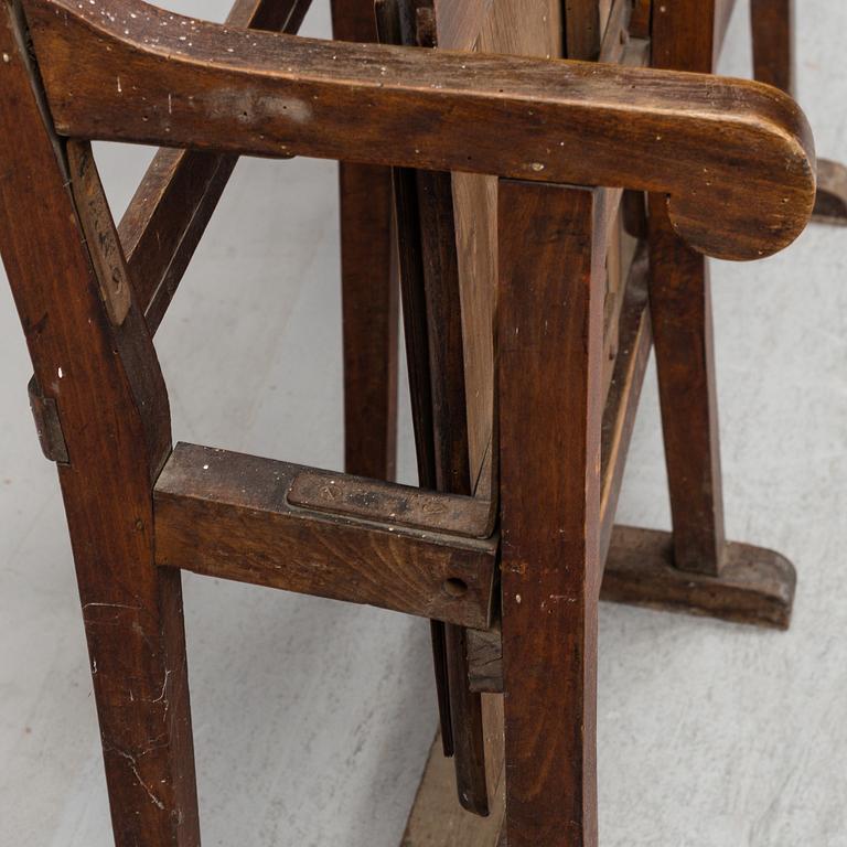 A pair of benches from the early 20th century.