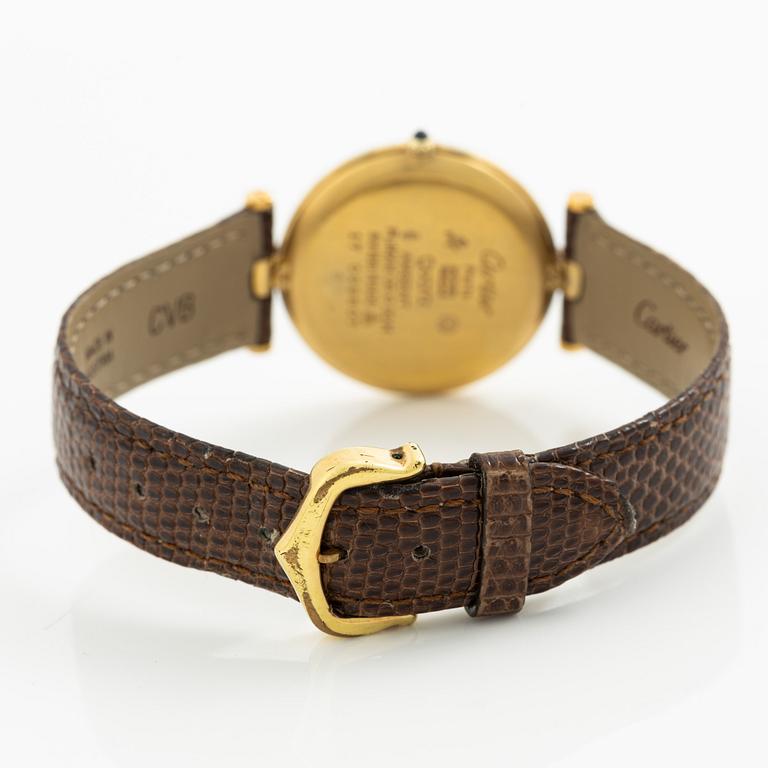 must de Cartier, Vendôme, wristwatch, 30 mm.