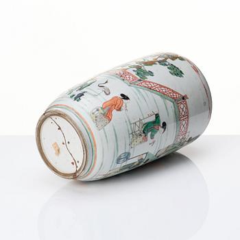 A famille verte vase, Qing dynasty, Kangxi (1662-1722).