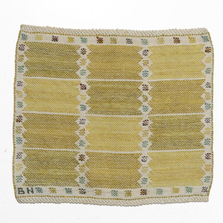 Barbro Nilsson, A "Bladen, gul" textile.