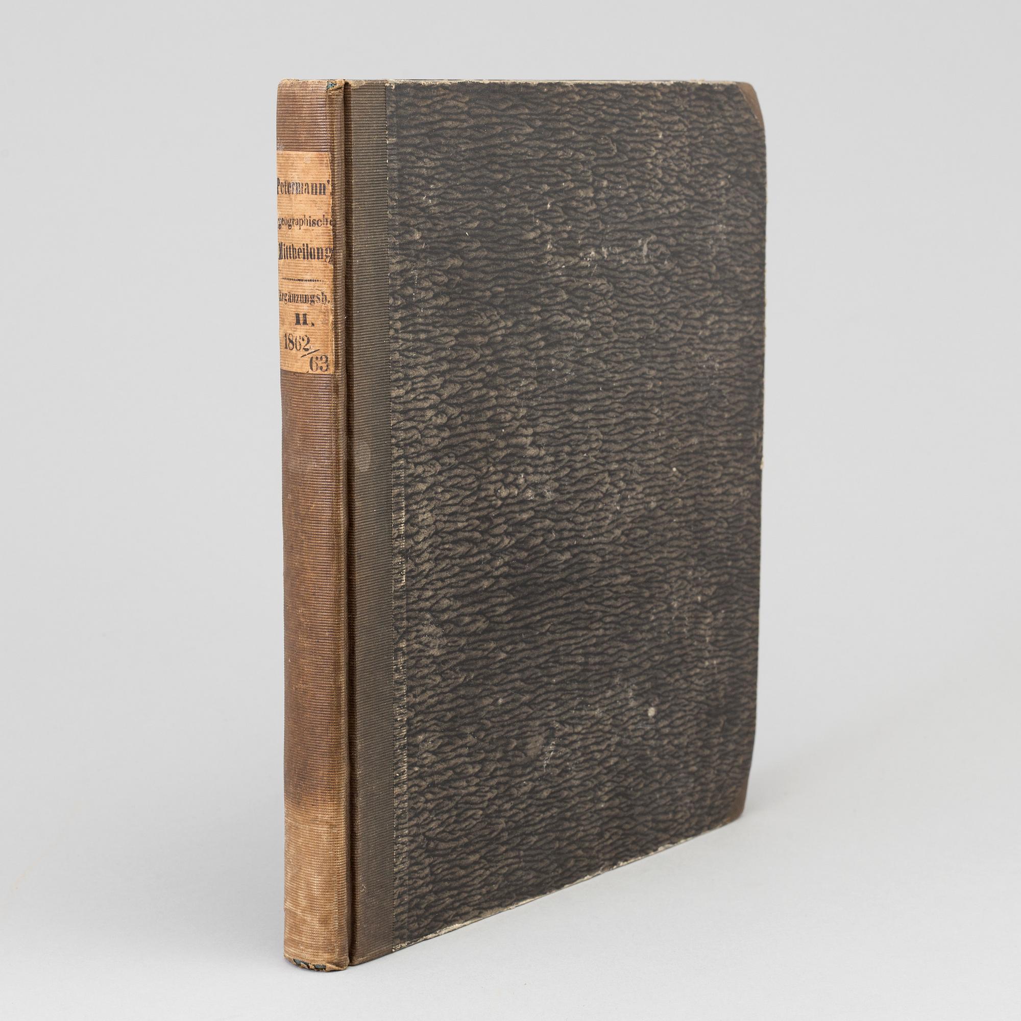 A BOOK, Africana, 1861, A. Petermann & B. Hassenstein.