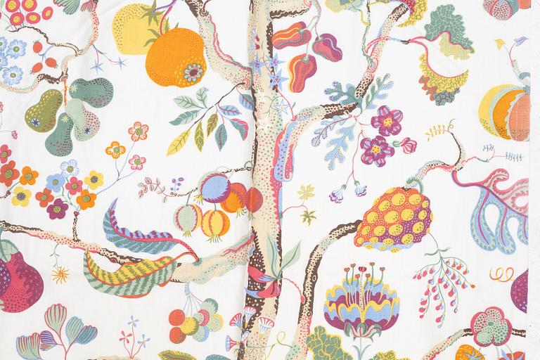 Josef Frank, curtains, a pair, "Vegetable Tree", Svenskt Tenn.