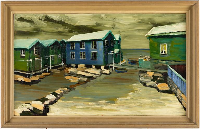 GUNNAR LÖBERG, oil on canvas, signed and dated 1939.