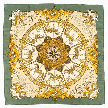 Hermès, "Luna Park", scarf.