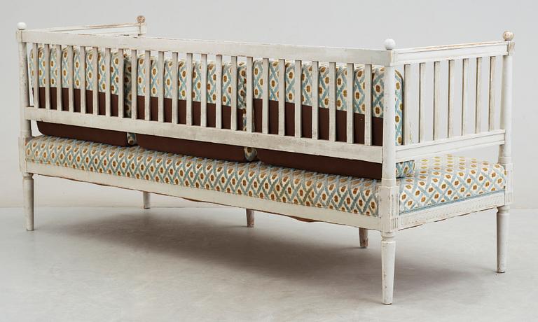 SOFFA, sengustaviansk, omkring 1800.