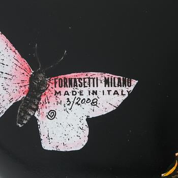A Piero Fornasetti mirror, 'Farfalle', multicolour, Milan, Italy.