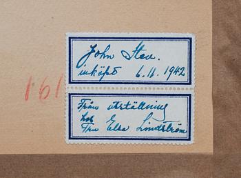 JOHN STEN , tillskriven, akvarell.