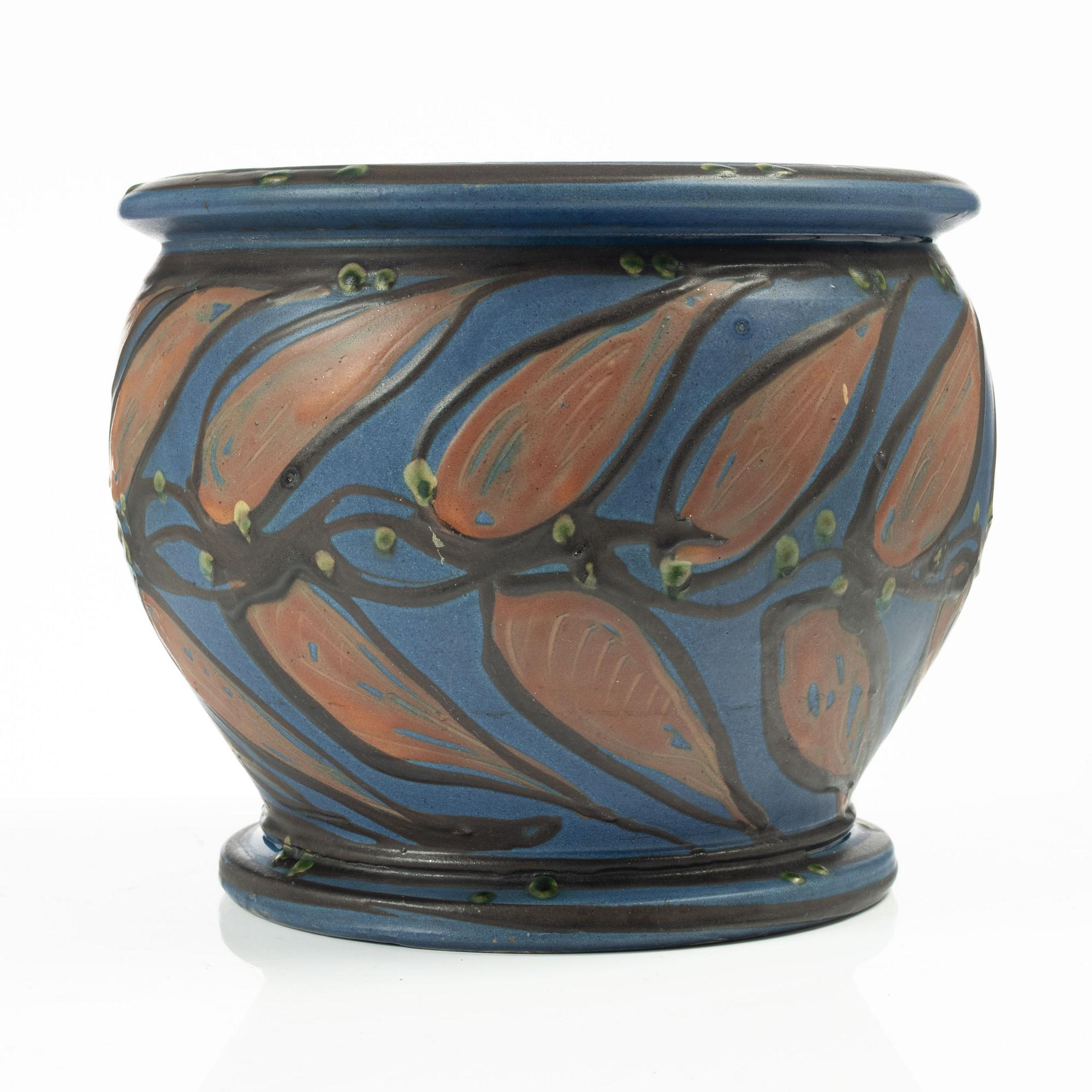 Flower pot, Herman Kähler, Denmark.