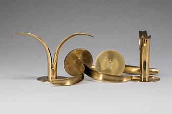 LJUSSTAKAR, 4 st, "Liljan", Ivar Ålenius Björk för Ystad-Metall.