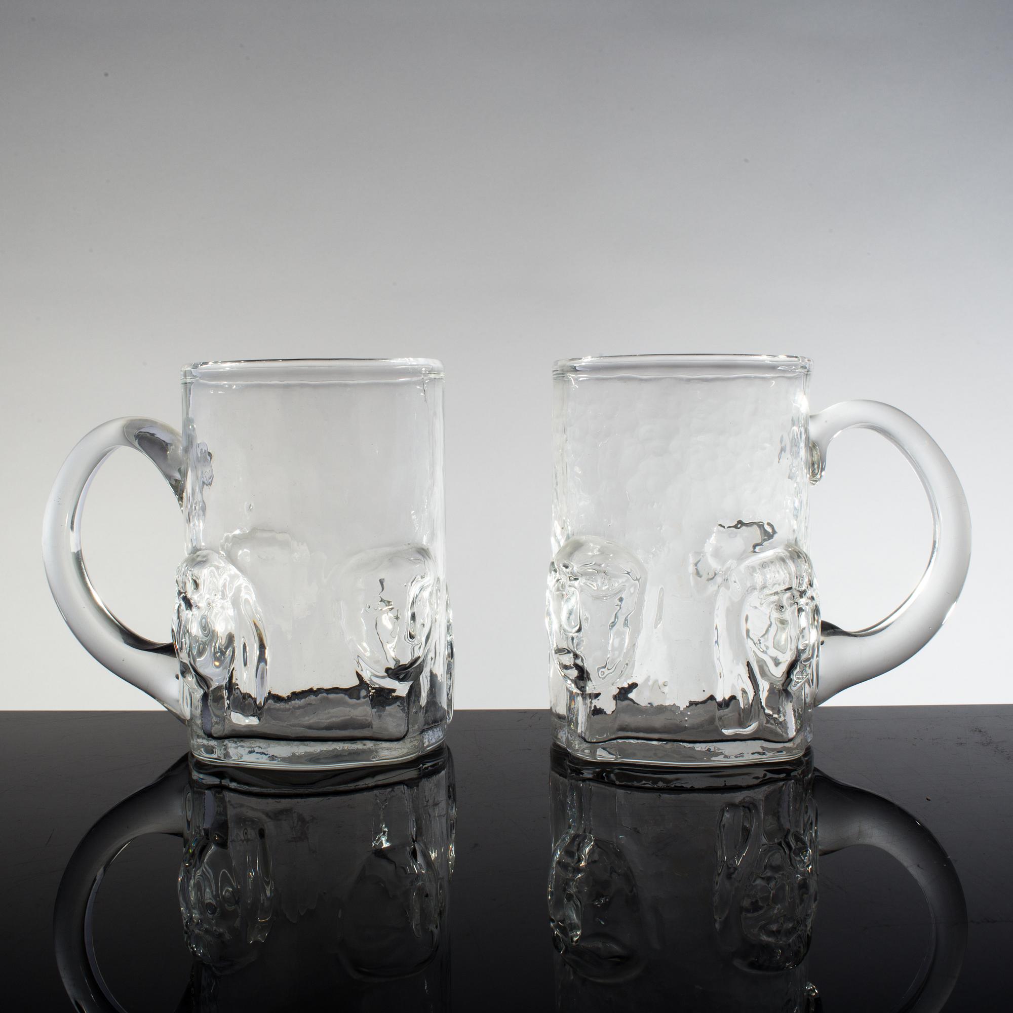 ERIK HÖGLUND, ölglas, 6 st, 1950/60-tal.
