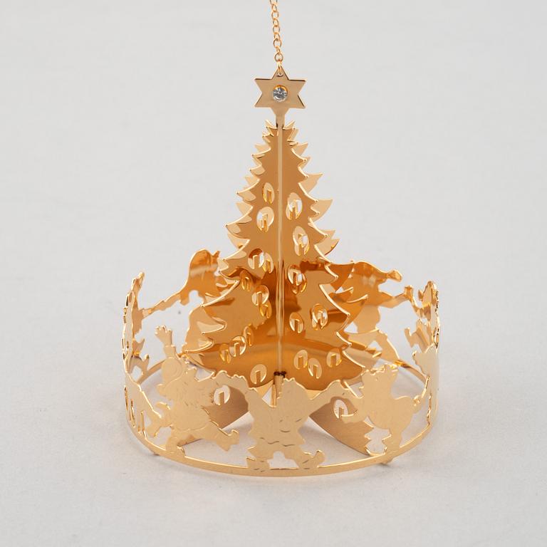 Georg Jensen, Christmas tree decorations, Denmark, 1980s-90s (14 pcs).