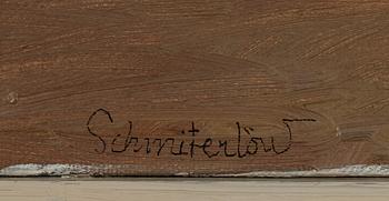 Bertram Schmiterlöw, oil on canvas, signed.