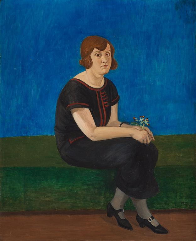 Hilding Linnqvist, "Målarinnan".