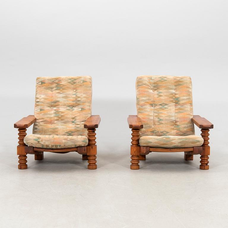 Collden, a pair of armchairs model "Tälja", Sweden 1960s.