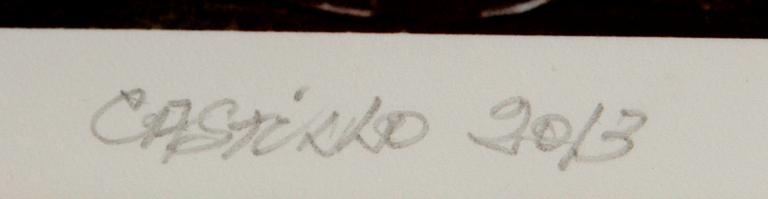 Jorge Castillo, pigment ink print signerad och daterad 3/10.