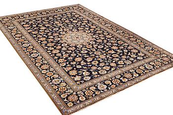 A carpet, Kashan, c. 361 x 248 cm.