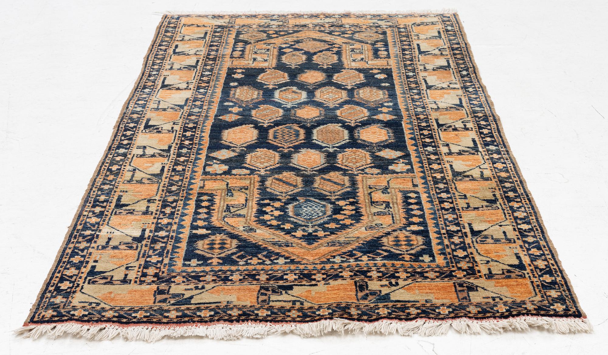 A semi-antique Persian rug, probably Ardebil, "c 189 x 100 cm.