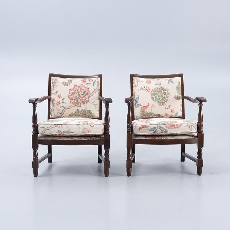 A pair of chairs, JIO Möbler, late 20th Century.