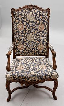 KARMSTOL, Régence-stil, 1800-talets andra hälft.