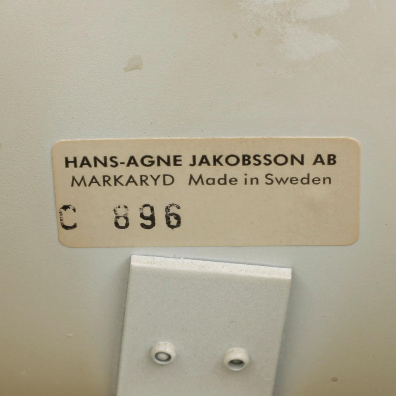 TAKLAMPA, Hans- Agne Jakobsson AB, Markaryd, 1900-talets andra hälft.