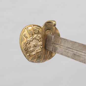 Sabel, svensk, 1800-tal.