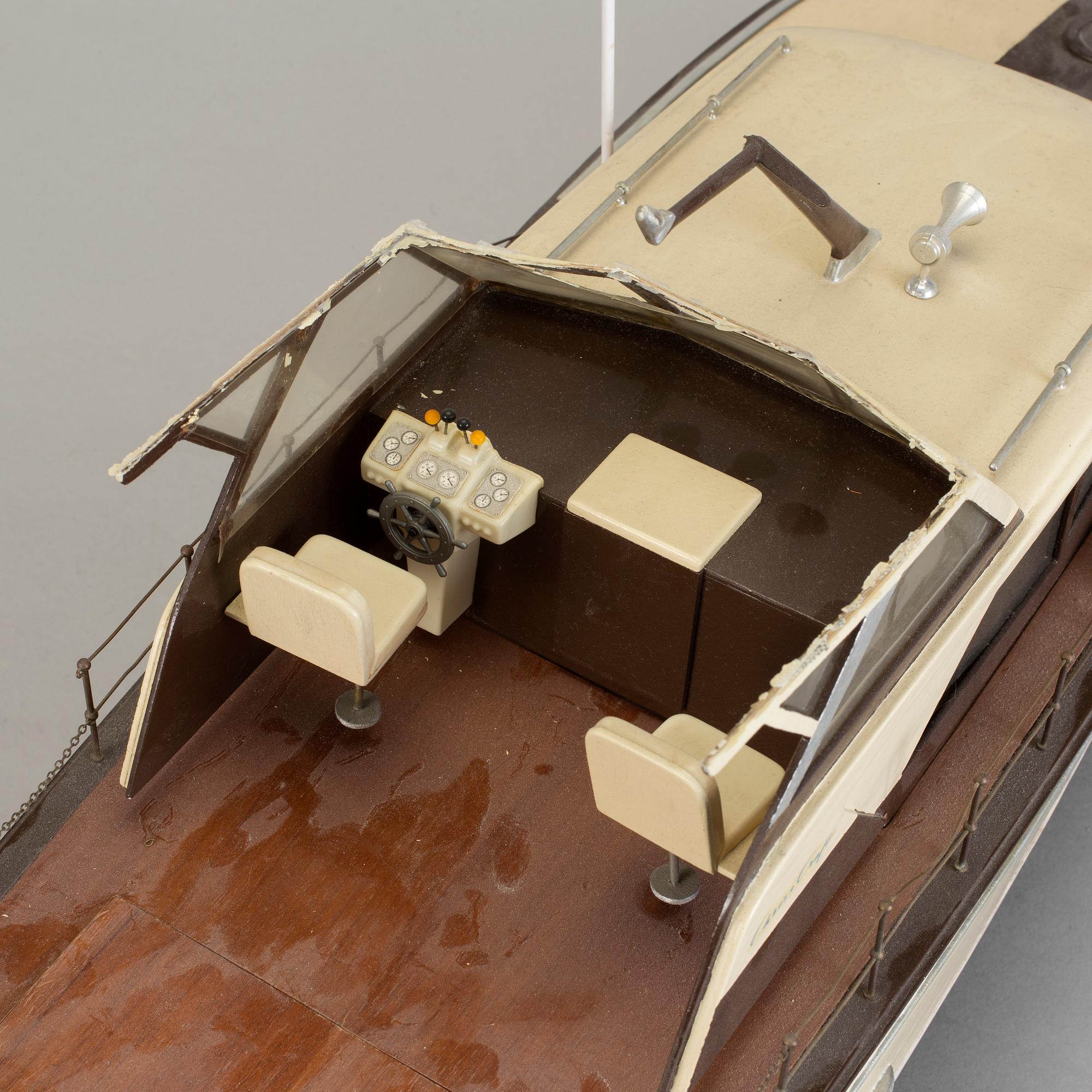 A Graupner mid 20th Century model boat.