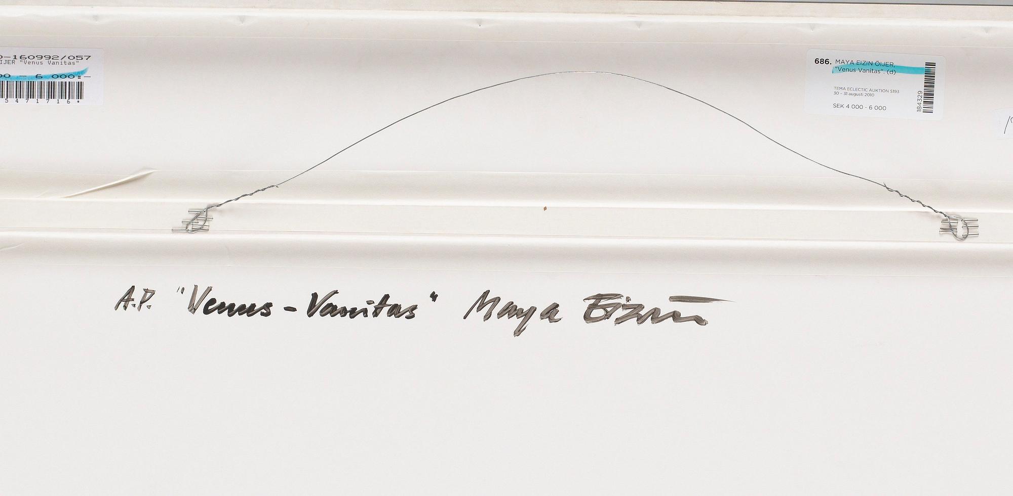 MAYA EIZIN ÖIJER, Silkscreen på akrylglas, sign a tergo o numr A.P.