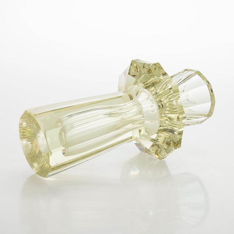 Aimo Okkolin, a 'Lighthouse' vase signed Aimo Okkolin Riihimäen Lasi Oy.