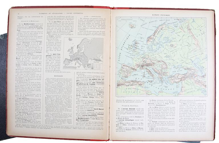 KARTBÖCKER, 4 st, bla "Stielers Skol-atlas" 1849.
