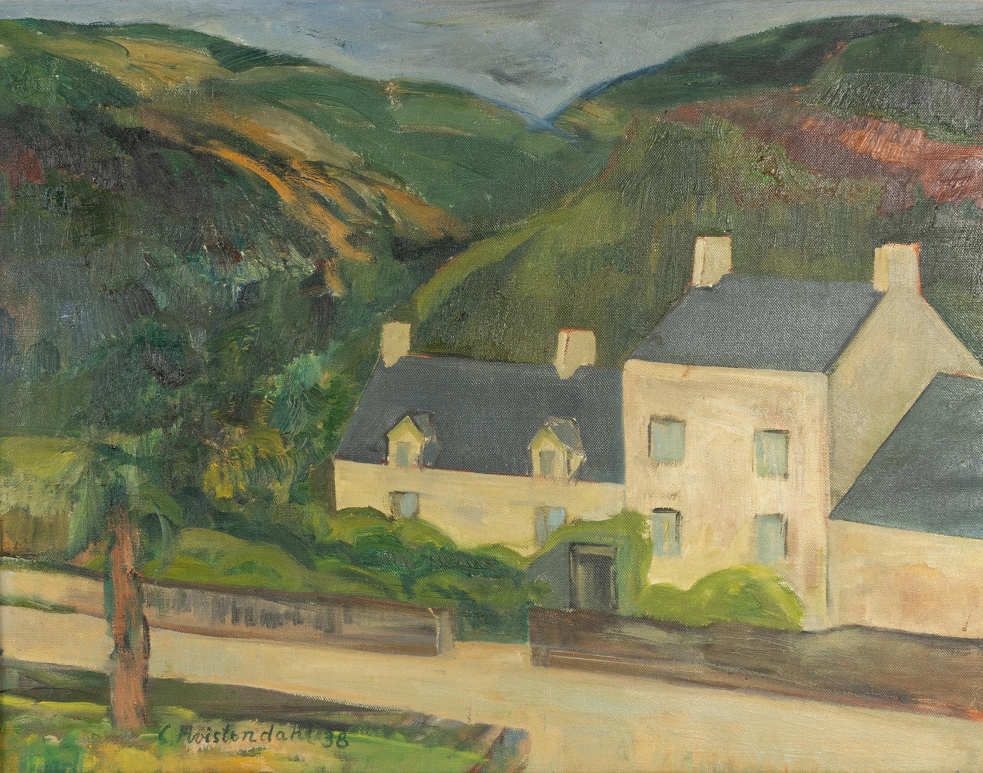 Carsten Hvistendahl, "Huset vid skogen, Bretagne".