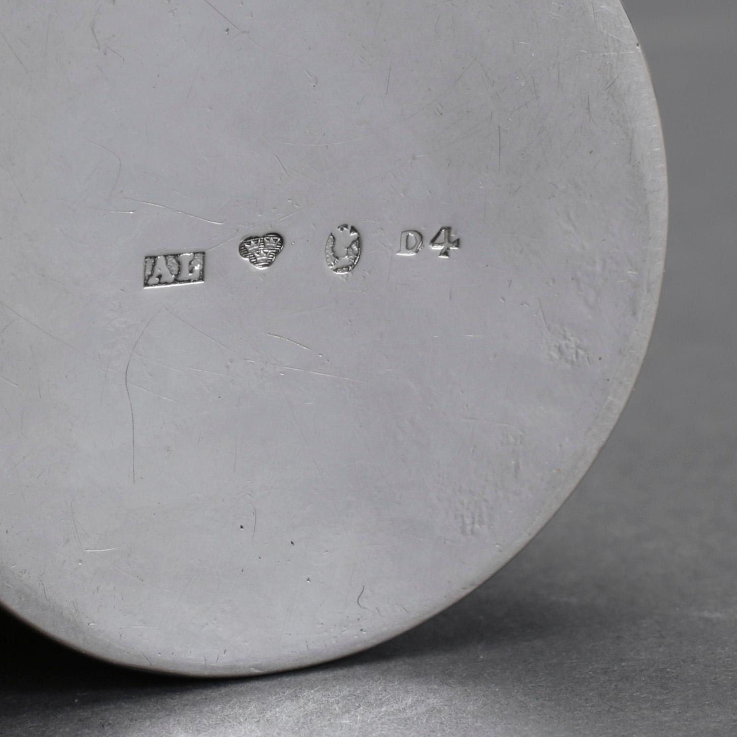 DOSA, silver, Anders Lundqvist, Stockholm, 1834. 52 gram.