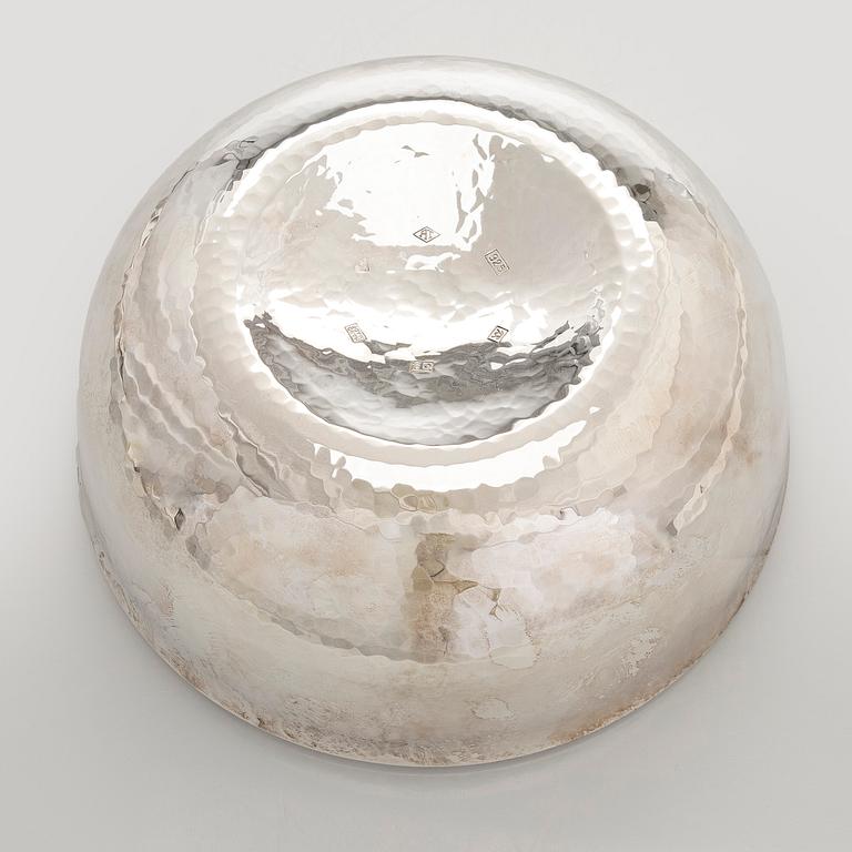 A sterling silver and enamel bowl, maker's mark of A. Tillander, Turku 2005.