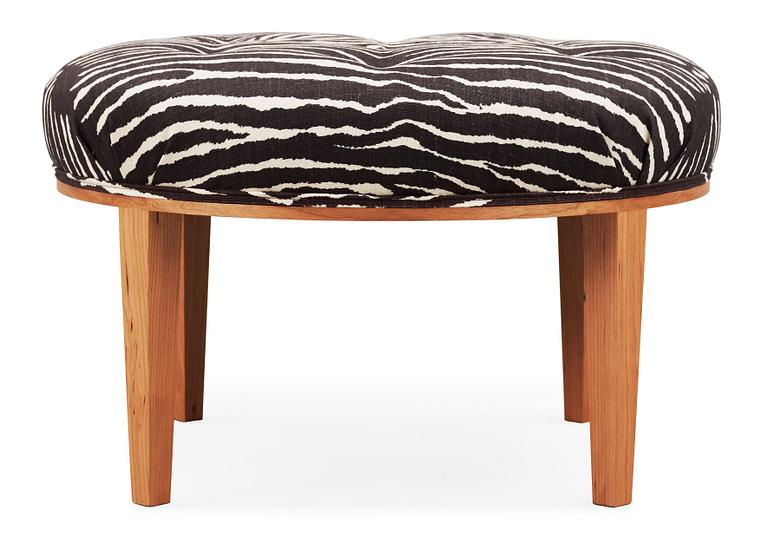 A Josef Frank mahogany stool, Svenskt Tenn, model 647.