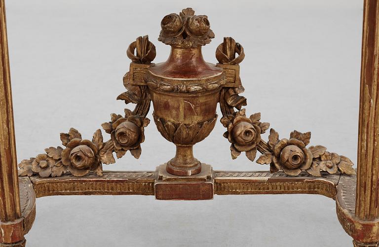 A Gustavian late 18th Century console table.