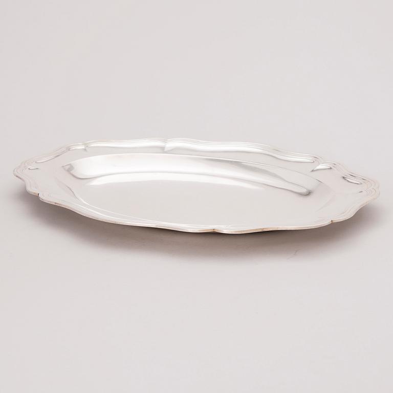 SERVERINGSFAT, silver, Johann Hues, Hamburg, 1700-talets slut.